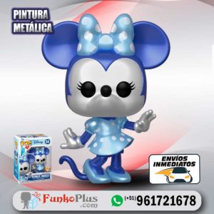 Funko Pop Disney Minnie Mouse Azul Metálico