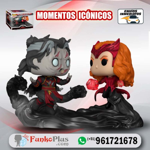 Funko Pop Moment Marvel Doctor Strange 2 Dead Strange vs Wanda Scarlet Witch