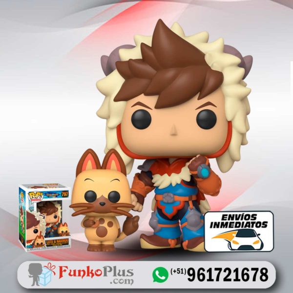 Funko Pop Monster Hunter Lute y Navirou