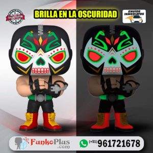 Funko Pop DC Comics Batman Bane Día de los muertos GLOW Brilla en la oscuridad