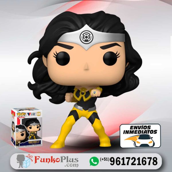 Funko Pop DC Comics Mujer Maravilla Wonder Woman Linterna Amarilla