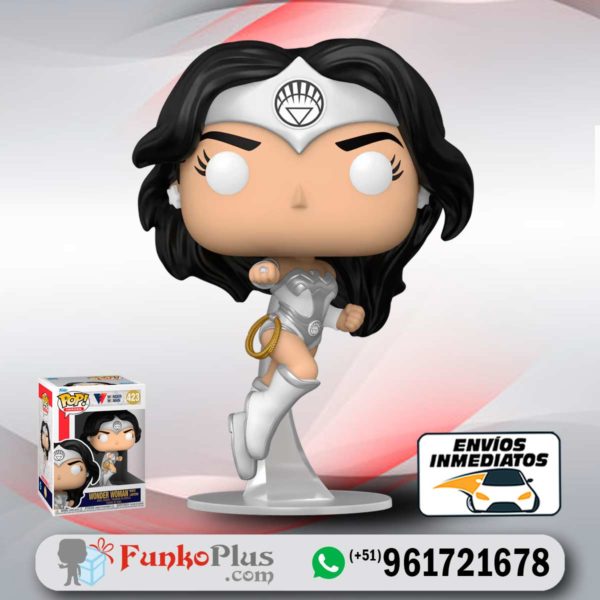 Funko Pop DC Comics Wonder Woman Mujer Maravilla Linterna Blanca