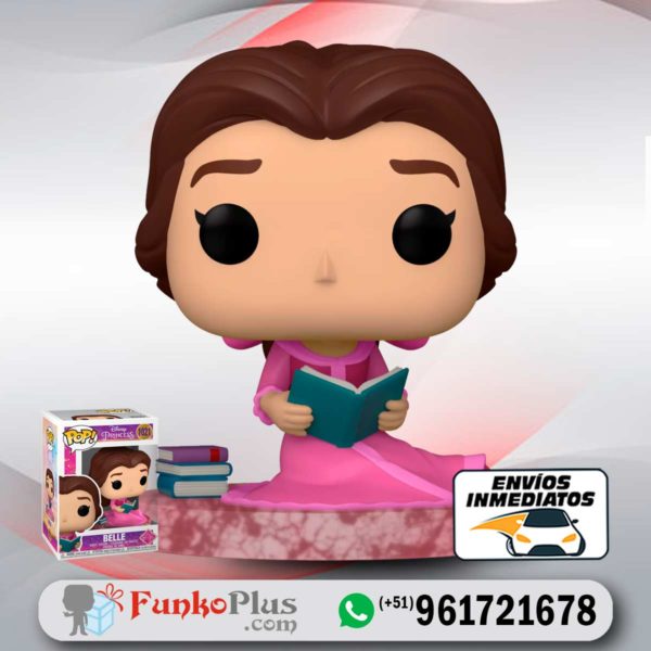 Funko Pop Disney Princesas La Bella y la Bestia Bella con libros