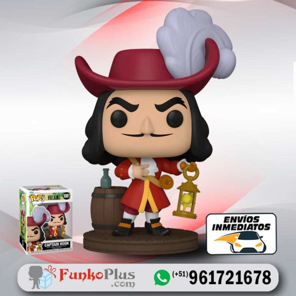 Funko Pop Disney Villanos Peter Pan Capitán Garfio Captain Hook