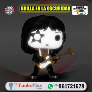 Funko Pop Música Rock Kiss The Starchild GLOW Brilla en la oscuridad