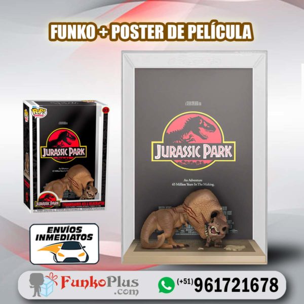 Funko Pop Cover Jurassic Park poster