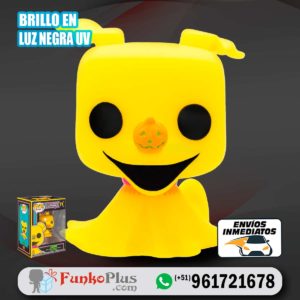 Funko Pop Disney El extraño mundo de Jack Perro fantasma Zero Black Light Glow