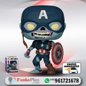 Funko Pop Marvel What If Capitán América Zombie