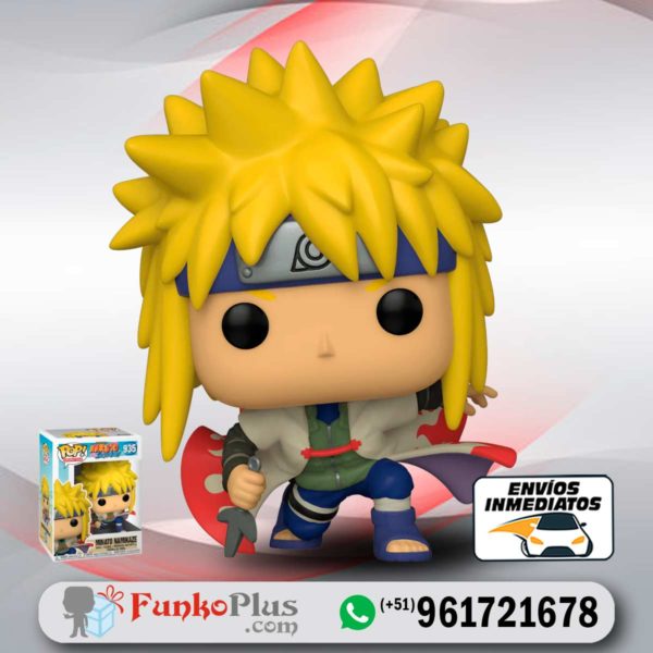 Funko Pop Naruto Minato Namikaze papa de naruto cuarto hokage