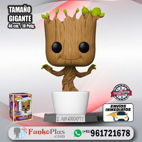 Funko Pop Marvel Guardianes de la galaxia Groot 18 pulgadas