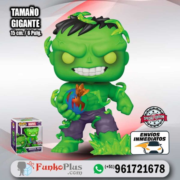 Funko Pop Marvel Inmortal Hulk 6 Pulgadas