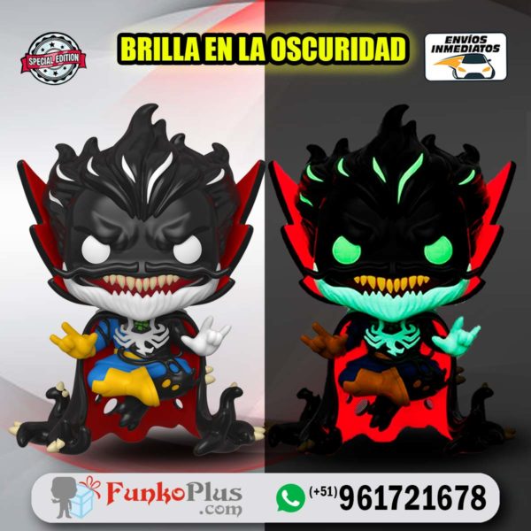 Funko Pop Marvel Venom Doctor Strange GLOW Brilla en la oscuridad