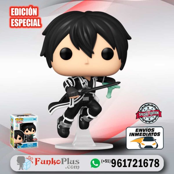 Funko Pop SAO Sword Art Online Kirito 2 espadas