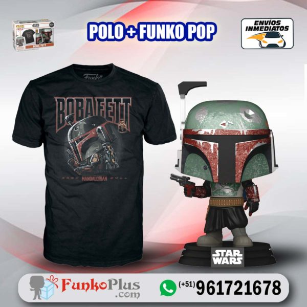 Funko Pop Star Wars Boba Fett y polo Funko