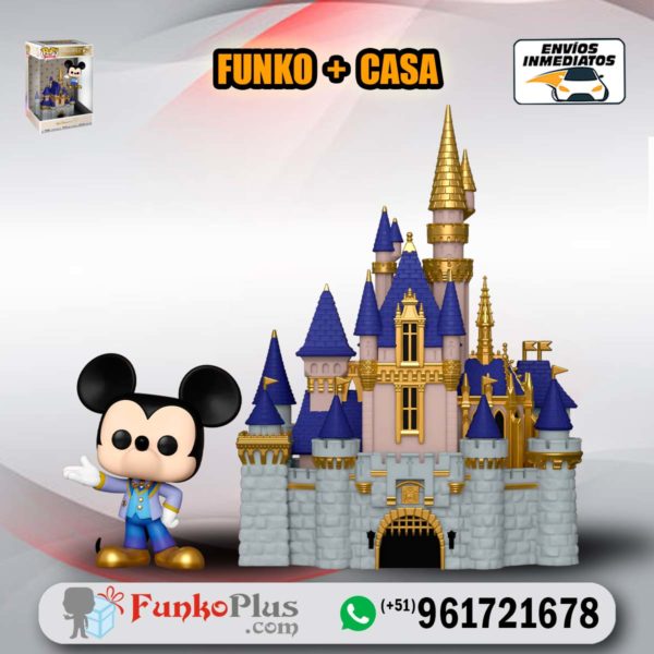 Funko Pop Disney Mickey Mouse y castillo