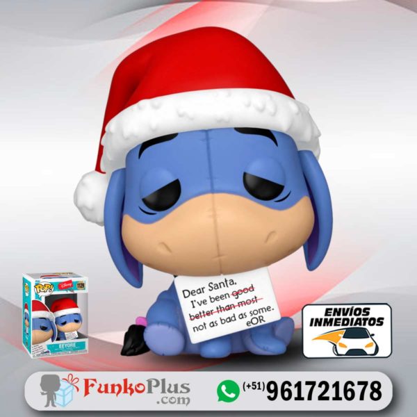 Funko Pop Disney Winnie Pooh Navidad Burro Eeyore