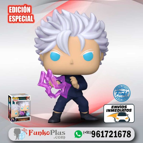 Funko Pop Jujutsu Kaisen Satoru Gojo vacío púrpura