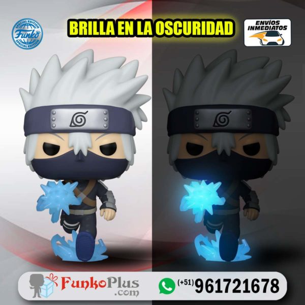 Funko Pop Naruto Kakashi Chidori GLOW Brilla en la oscuridad