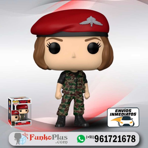 Funko Pop Stranger Things 4 Robin militar