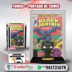 Funko Pop Comic Cover Marvel Black Panther Pantera Negra