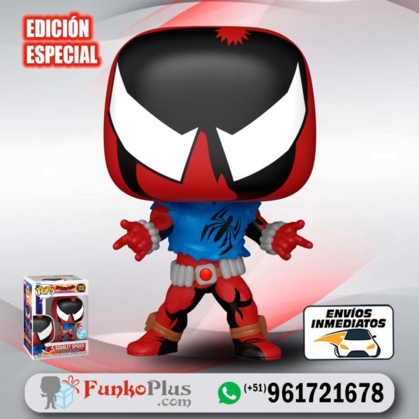 Funko Pop Marvel Spiderman Across The Spider verse Scarlet Spider