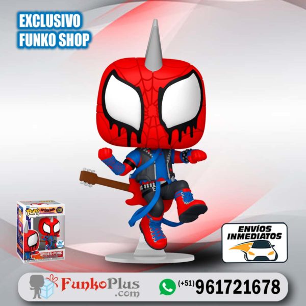 Funko Pop Marvel Spiderman Across The Spider verse Spider Punk