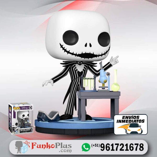 Funko Pop Disney El Extraño mundo de Jack jack skellington con laboratorio