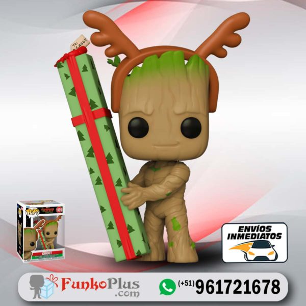 Funko Pop Marvel Guardianes de la Galaxia Navidad Groot