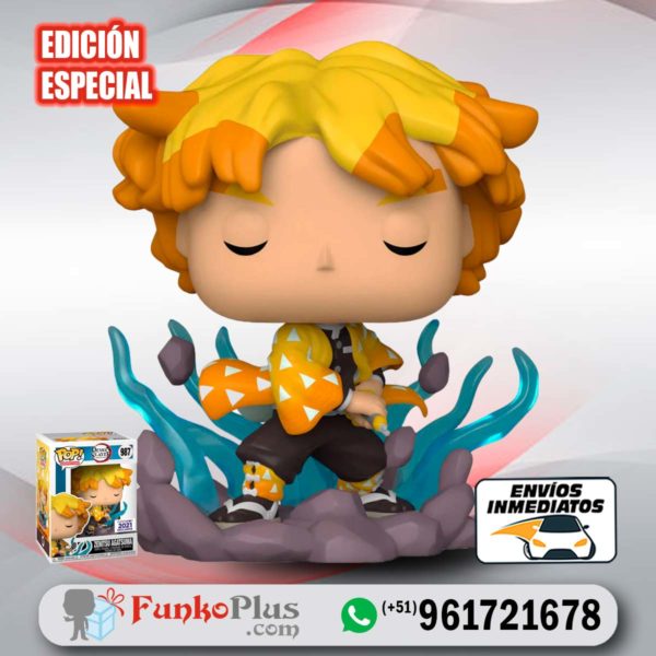 Funko Pop Demon Slayer Kimetsu no Yaiba Zenitsu Agatsuma rayo 987