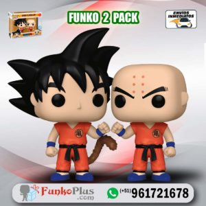 Funko Pop Dragon Ball Goku y Krilin 2 Pack