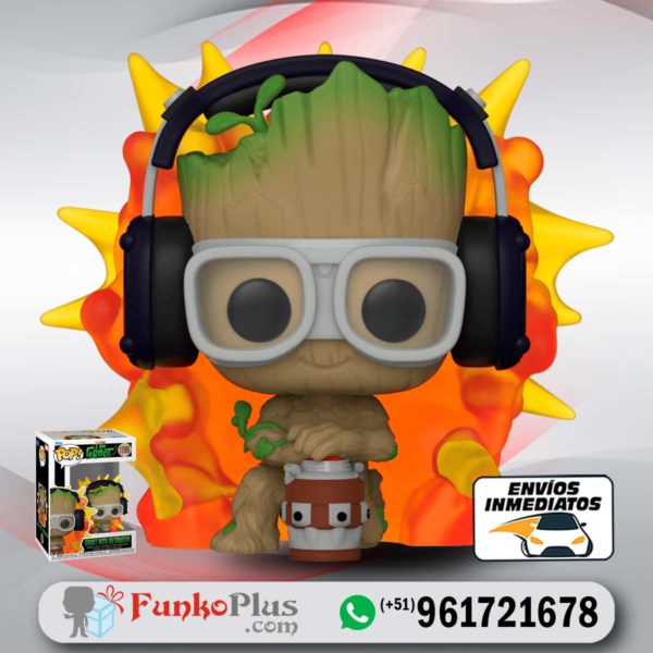 Funko Pop Marvel Groot con detonador