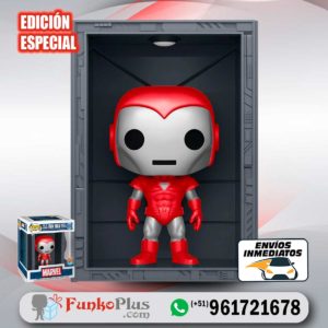 Funko Pop Marvel Iron Man Hall of Armor Modelo 8 Silver Centurion