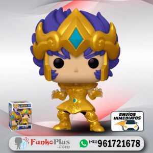 Funko Pop Saint Seiya Caballeros del Zodiaco Ikki de Leo dorado