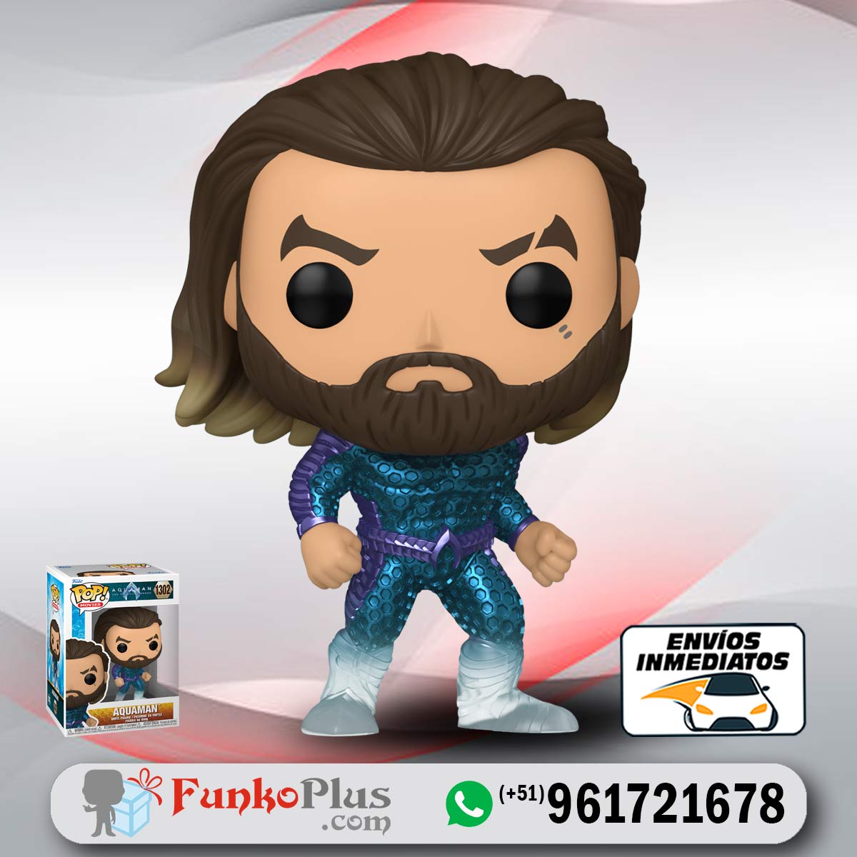 Funko Pop DC Comics Aquaman 2 Lost Kingdom Aquaman