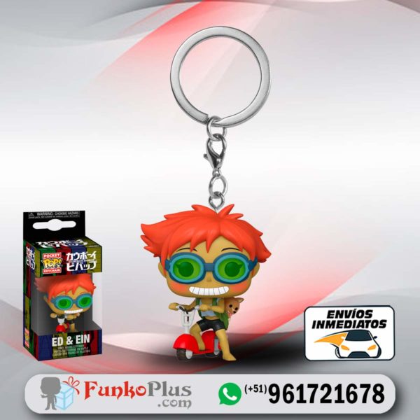 Funko Pop Llavero Cowboy Bebop Ed y Ein