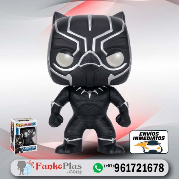 Funko Pop Marvel Capitan America Civil War Black Panther Pantera Negra