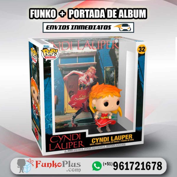 Funko Pop Album Cover Música Cyndi Lauper 32