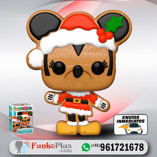 Funko Pop Disney Minnie Mouse Navidad Gingerbread Galleta