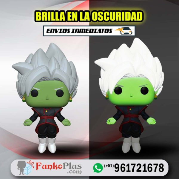 Funko Pop Dragon Ball Fused Zamasu GLOW Brilla en la Oscuridad