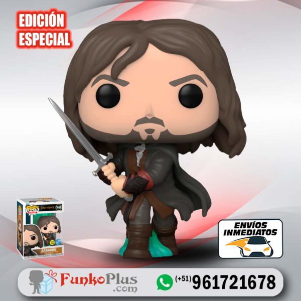 Funko Pop Lord of the Rings El Señor de los Anillos Aragorn 1444