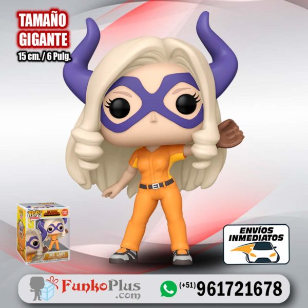 Funko Pop My Hero Academia Mt Lady Baseball 6 pulgadas