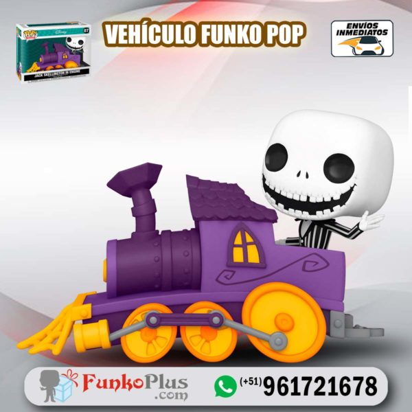 Funko Pop Ride Disney Jack Skellington in engine tren 7