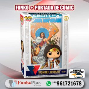 Funko Pop Comic Cover Dc Comics Wonder Woman Mujer Maravilla 3