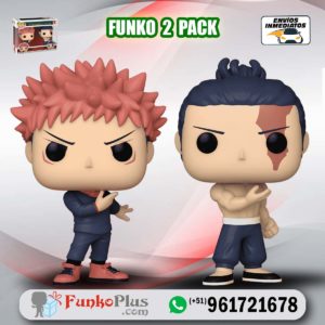 Funko Pop Jujutsu Kaisen Yuji Itadori y Aoi Todo 2 Pack