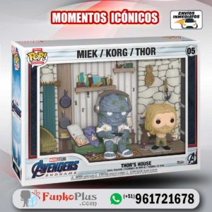 Funko Pop Moments Marvel Casa de Thor Korg y Miek 5