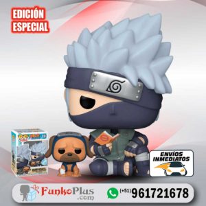 Funko Pop Naruto Kakashi y perro Pakkun 1338