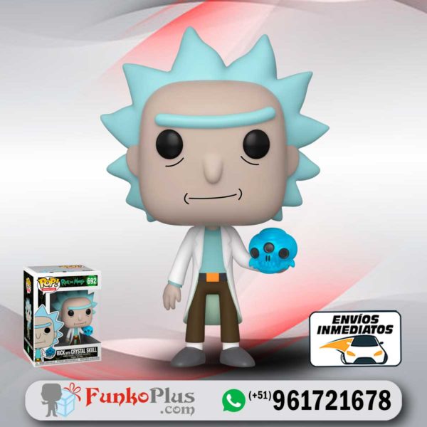 Funko Pop Rick y Morty Rick crystal Skull 692