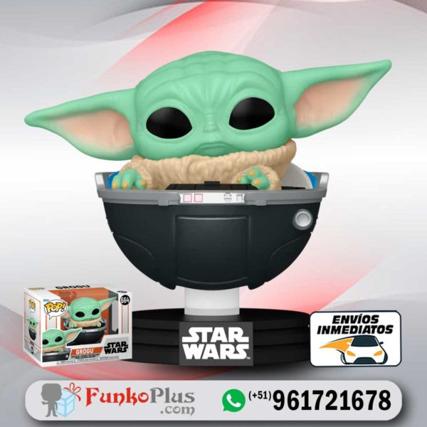 Funko Pop Star Wars Mandalorian Grogu Baby Yoda 664