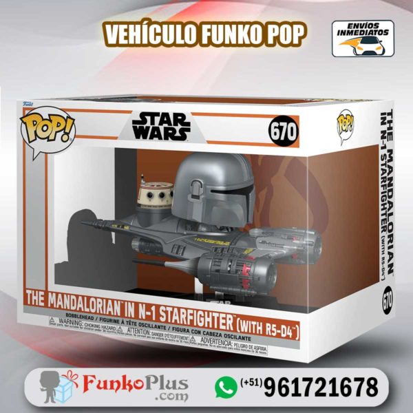 Funko Pop Star Wars Mandalorian Nave Starfighter 670