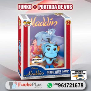 Funko Pop Vhs Cover Disney Aladdin Genio 14